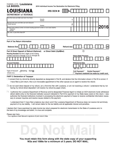 Louisiana State Tax Forms Printable Printable Forms Free Online