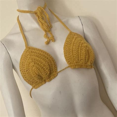 HANDMADE BIKINI TOP Bikini Tops Can Create A Depop