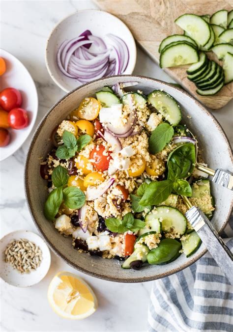 Kichererbsen Couscous Salat Mein Sommersalat Heavenlynn Healthy