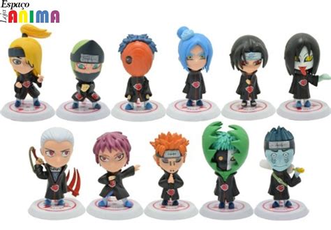 Kit Action Akatsuki Boneco Itachi Tobi Naruto Shippuden R