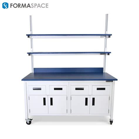 Laboratory Benchmarx With Sliding Shelf Cabinetry System Formaspace