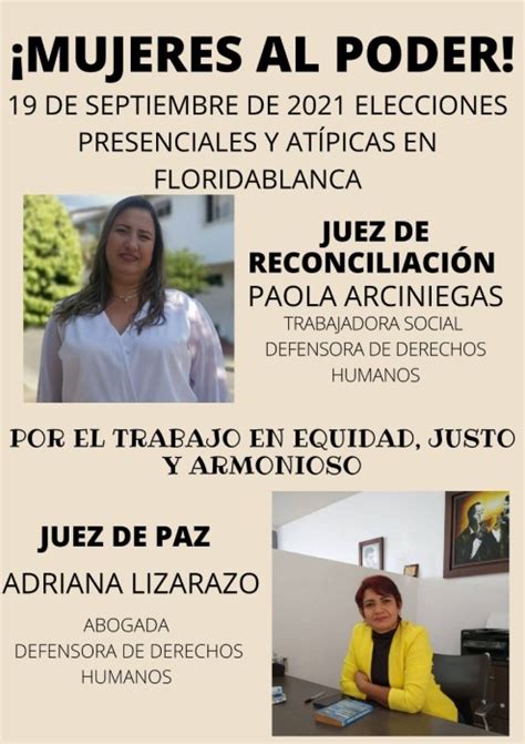 22 Jueces De Paz Debe Elegir Floridablanca Este Domingo Ciudad Florida