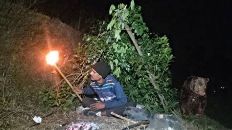 Overnight Solo Camping In Deep Forest😨 Night Camping In Uttarakhand Forest Vicky Camper