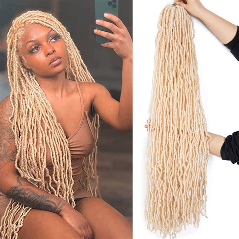 Buy Inch Packs New Soft Locs Crochet Hair Pre Looped Super Long