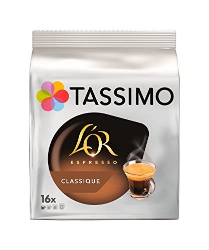 Tassimo Lor Espresso Classic Coffee Pods Packs Drinks Coffee