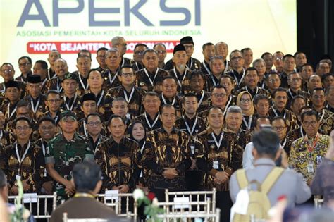 Walikota Bandarlampung Eva Dwiana Hadiri Rakernas Xvii Apeksi Di Buka