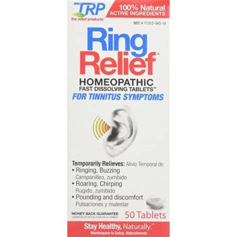 Trp Company Ring Relief Fast Dissolve 1 Each 50 Tab 1 Pack 50