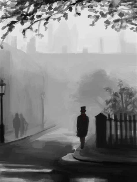 Artstation Foggy London Street