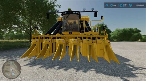 Cotton Round Bailer V10 Fs22 Mod Farming Simulator 22 Mod