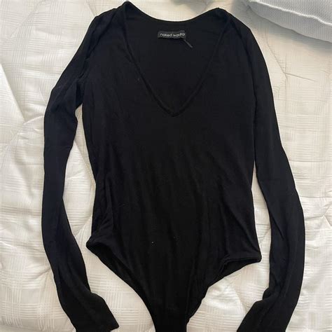 Naked Wardrobe Black Body Suit From Nordstom Super Depop