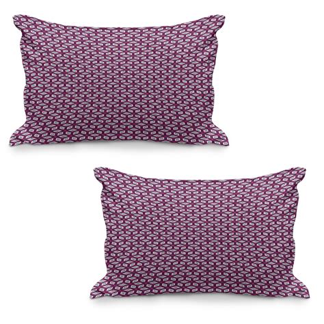 Geometric Quilted Pillowcover Set Of Modern Simple Mosaic