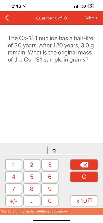 Answered The Cs Nuclide Has A Half Life Of Years After