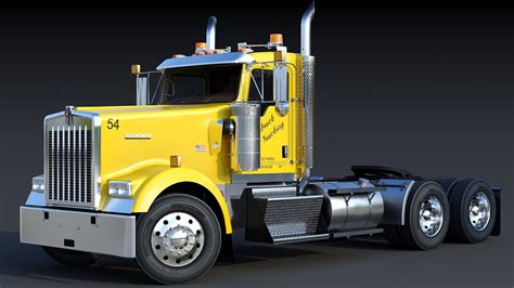 Artstation Kenworth W900 Daycab Resources