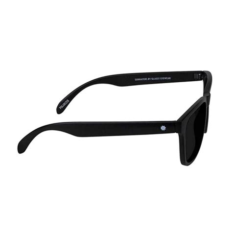 Glassy Eyewear Deric Polarized Sunglasses Black Supereight