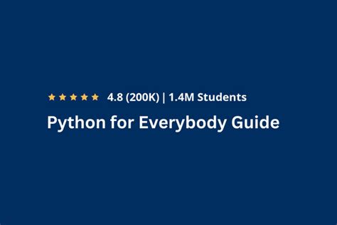 Python For Everybody Specialization Review Moocable Journal