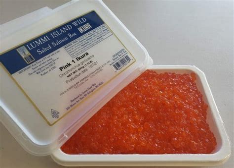 Ikura Pink Salmon Roe Lummi Island Wild