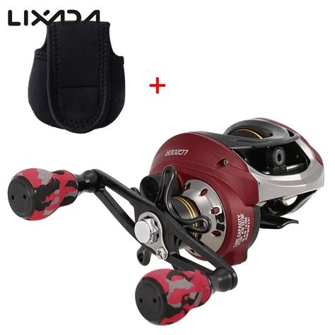 Lixada Baitcasting Fishing Reel 6.3:1 Gear Ratio 11 Ball Bearings ...