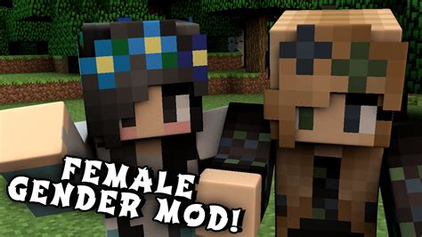 Minecraft Mods FEMALE GENDER MOD Girl Zombies Boobs Girlfriend Mod