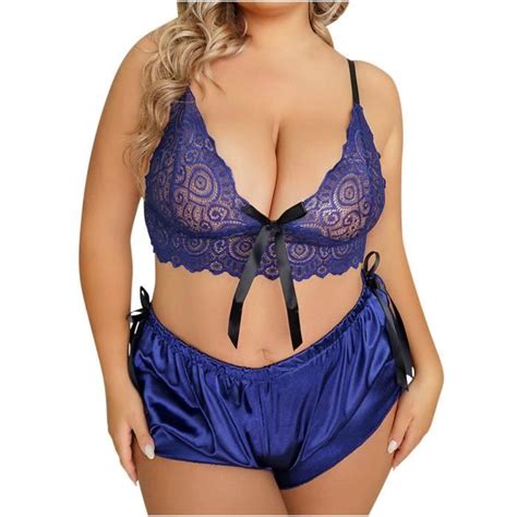 Plus La Taille Sexy Femmes Lingerie Dentelle Sexy Lingerie Pyjama