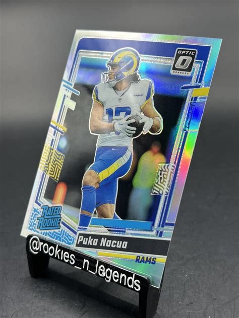 PUKA NACUA 2023 24 Donruss Optic Rated Rookie SILVER HOLO RC 238