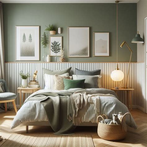 Sage green bedroom, Home decor bedroom, Stylish bedroom design