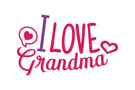 I Love My Grandma Because Printable