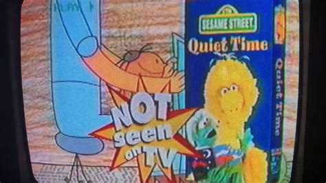 Sesame Street Quiet Time VHS