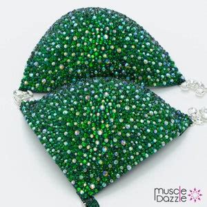 Emerald Green Competition Bikini CB686 Etsy