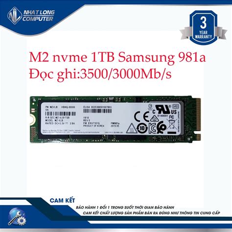 Mua Ổ cứng SSD M2 PCIe 1TB Samsung PM981a NVMe 2280 OEM Samsung 970