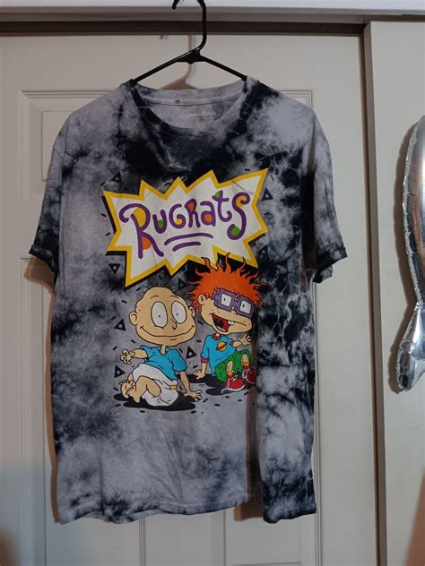 Mens Tye Dye Nickelodeon Rugrats T Shirt Size Large Gem