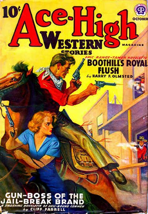 Rough Edges Saturday Morning Western Pulp Ace High Magazine October 1939