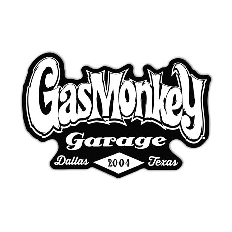 Classic Gas Monkey Garage Sticker