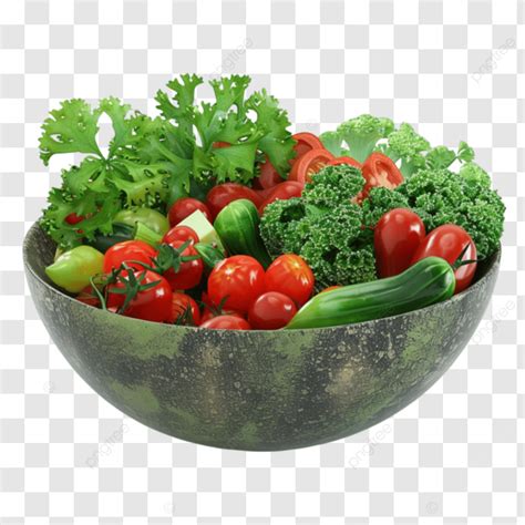 A Bowl Of Fresh Vegetables Bowl Fresh Vegetables Healthy Png