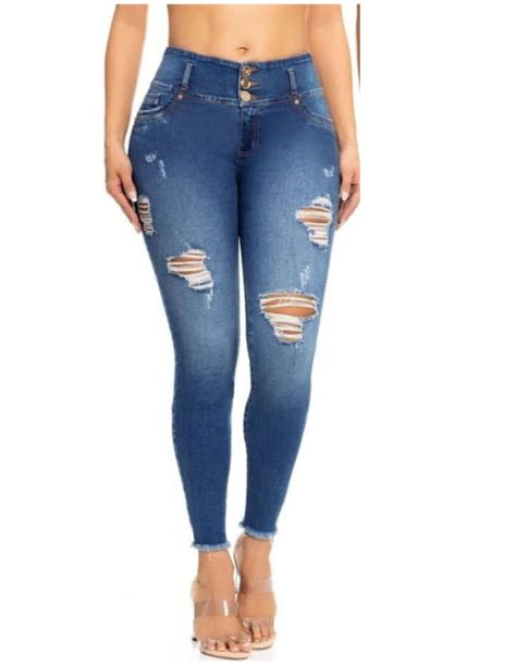 Pantalon Do Jeans Levanta Cola Kprichos Moda Latina