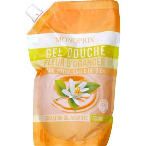 Monoprix Recharge Doypack Gel Douche Fleur D Oranger Monoprix Fr