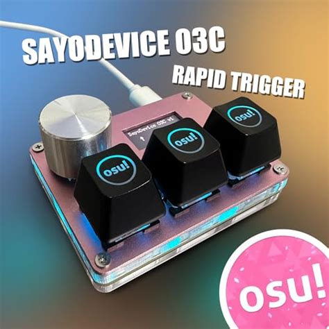 Snapklik Btxetuel Sayodevice O C Osu Keyboard Rapid Trigger Hall