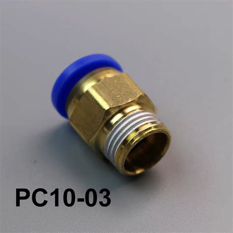 1Pcs PC10 03 Pneumatic Fitting Push In Air Quick Connector Fittings