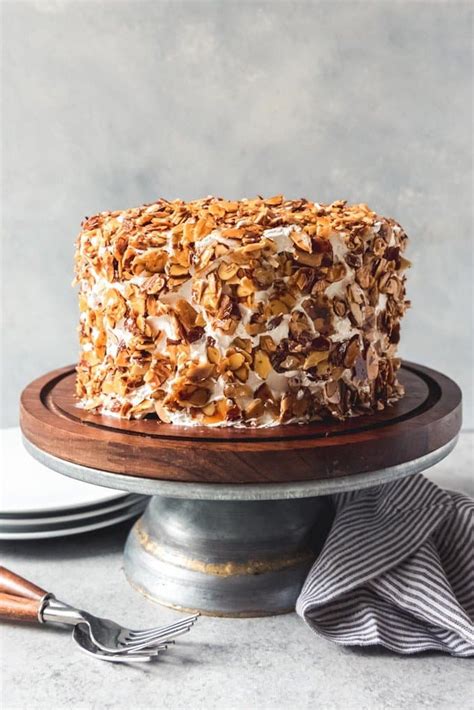 San Jose Burnt Almond Cake House Of Nash Eats