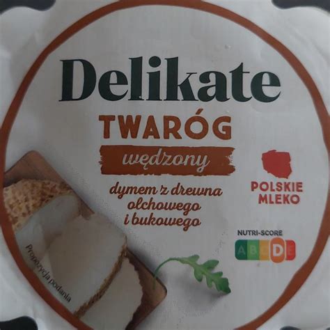 Twaróg wedzony Delikate kalórie kJ a nutričné hodnoty