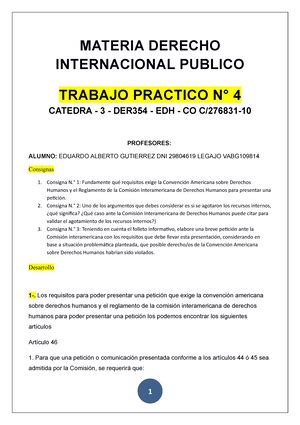 TP 2 Derecho Administrativo DERECHO ADMINISTRATIVO TRABAJO PRÁCTICO