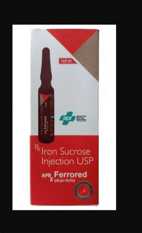 Iron Sucrose Injection Usp At Rs 200 Piece Pharmaceutical Injection In Nagpur Id 2853044311491