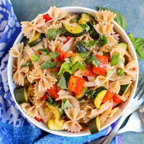 Mediterranean Roasted Vegetable Pasta Veggies Save The Day