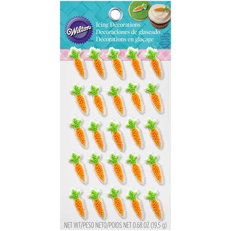 Carrot Icing Decorations – Shore Cake Supply