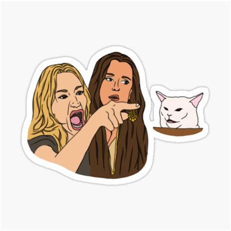 Real Housewives Of Beverly Hills Cat Meme Sticker For Sale By