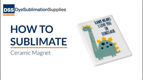 How To Sublimate A Ceramic Magnet Youtube