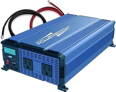 PowerBright Inversor De Corriente De 1500 W 12 V Dual 110 V CA Kit De