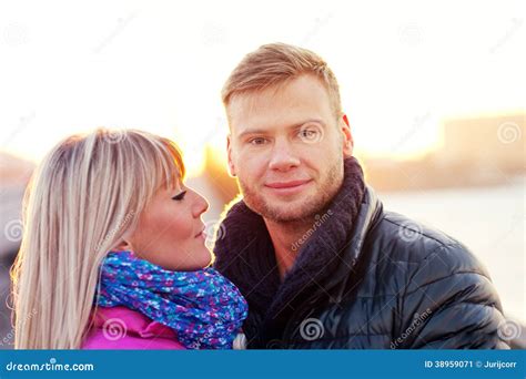 Happy Heterosexual Couple Stock Image Image Of Date 38959071