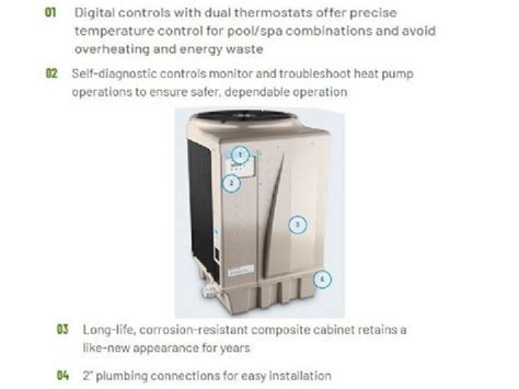 Pentair Ultratemp Heat Pump 75k Btu 460930 Pool Supply Unlimited