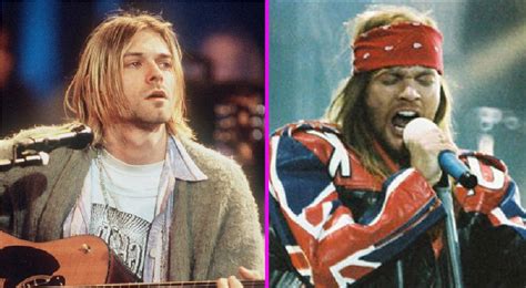 Kurt Cobain Y Axl Rose Historia De Su Pelea Conflictos Foto El Popular