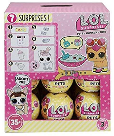 Lol Surprise Pets Series 3 Mystery Blind Ball By Mga 550730 Case Of ×